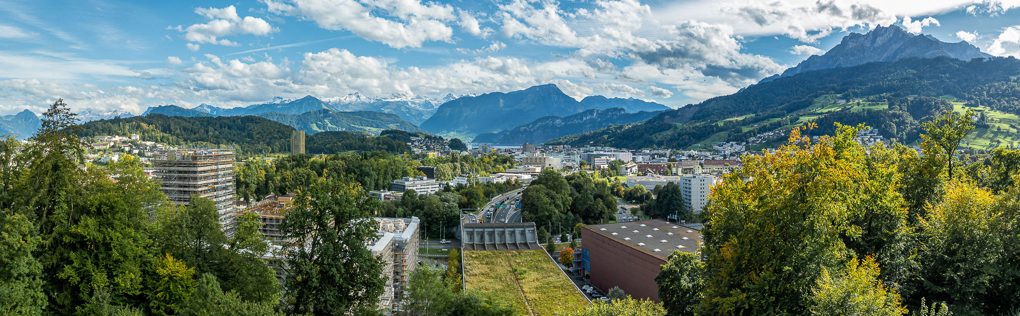 Sonnenberg Luzern Panoramablick